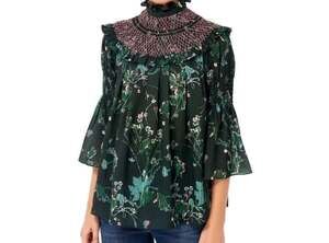 TUCKERNUCK Jaguar Garden Marion Blouse Medium NEW